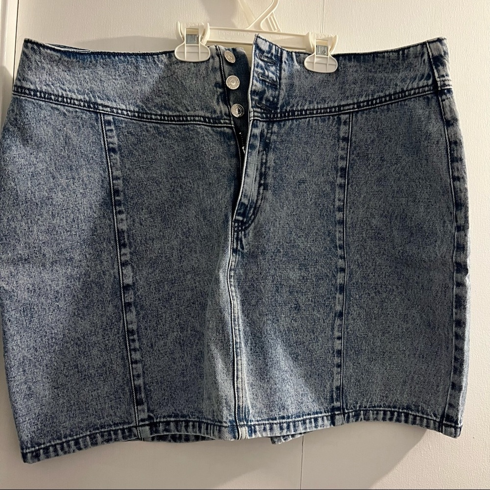 NWT Forever 21+ Denim Skirt 2X